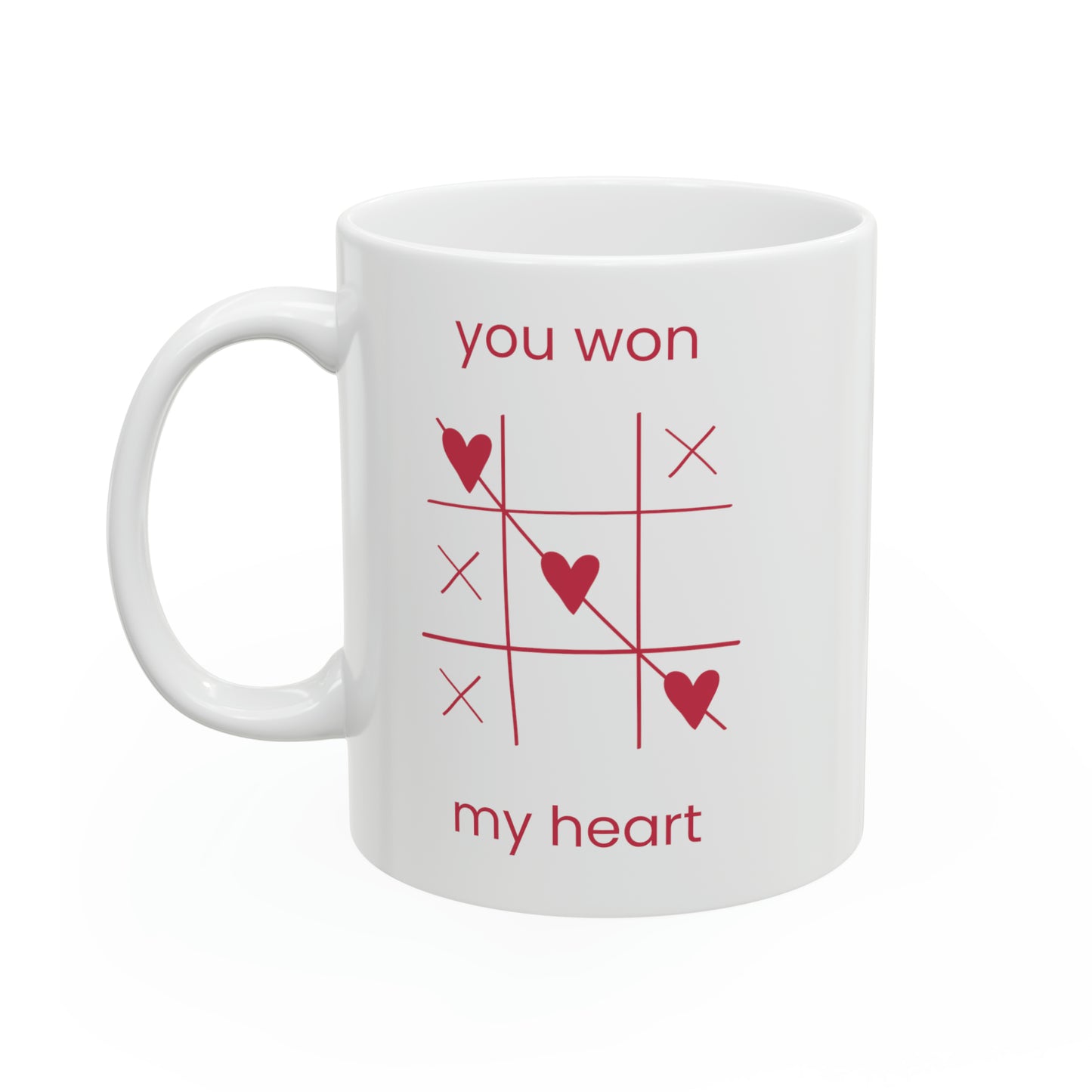 You Won My Heart Ceramic Mug 11oz