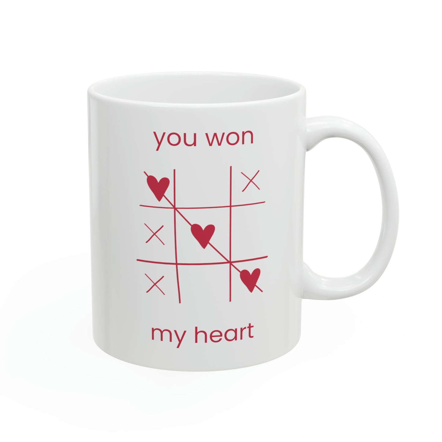 You Won My Heart Ceramic Mug 11oz